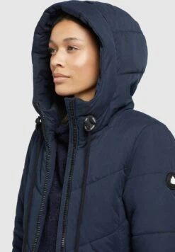 Khujo Aribay2 Peached - Cappotto Invernale - Dunkelblau -Delem f63216e404d845feaae03e2c937bbff6