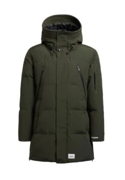 Khujo CloydCappotto InvernaleKhaki Grün Uomo Cappotti KH122T0FU-N11 -Delem f6629f660f0a42e78288d816bac9fdc8