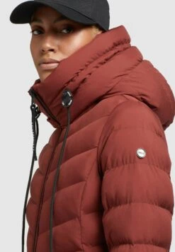 Khujo Ingram2 MattCappotto InvernaleRostrot Donna Cappotti KH121U13T-G11 -Delem f67d146ac2cf479eb9d2cf4f7f848438