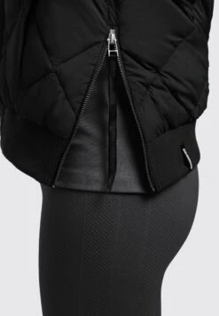 Khujo LeonaGiubbotto BomberSchwarz Donna Giacche E Blazer KH121G0DU-Q11 -Delem f6f6f685aeb04b109b67bba592eb463b