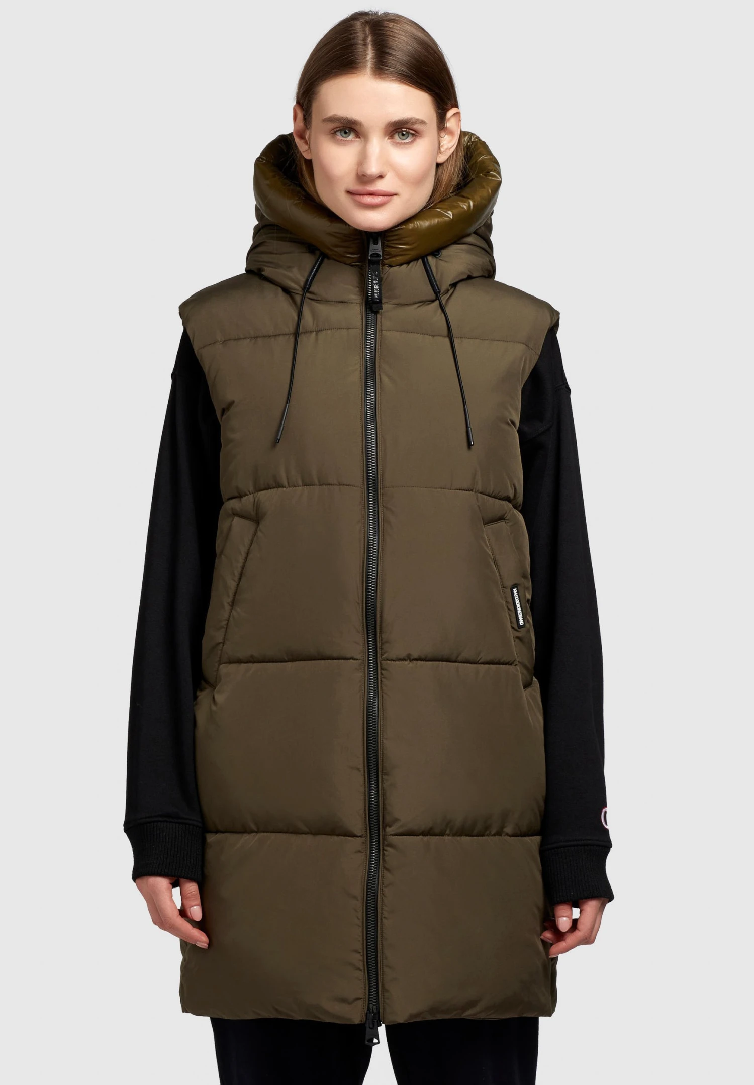 Khujo LynnSmanicatoDunkel Khaki Donna Giacche E Blazer KH121U1CD-M12 1 Khujo LynnSmanicatoDunkel Khaki Donna Giacche E Blazer KH121U1CD-M12