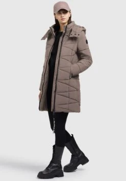 Khujo Fitt2 LightCappotto InvernaleTaupe Donna Cappotti KH121U1DB-C11 -Delem f8d1275a8da440feafd252018e73cdbb