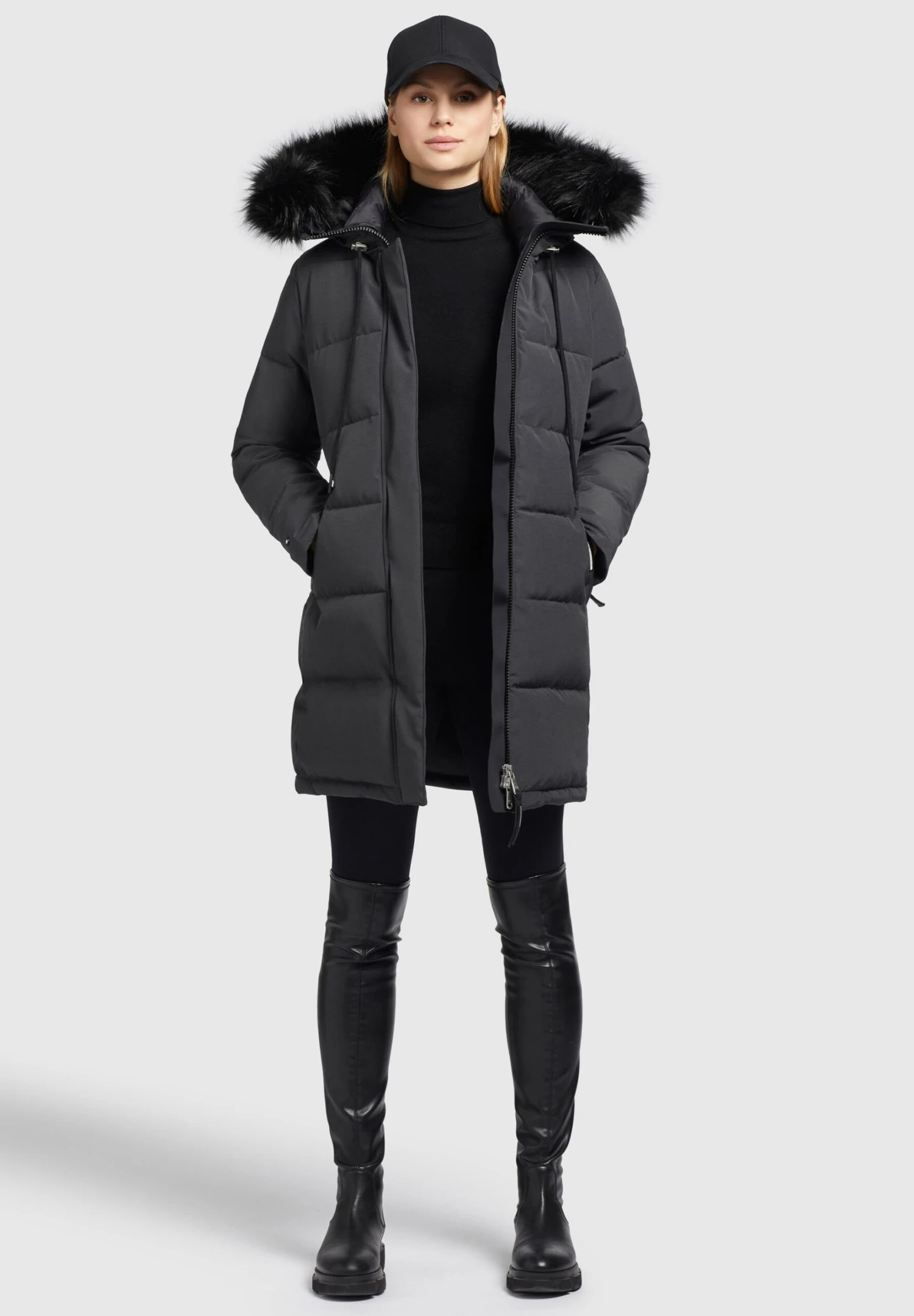 Khujo Tilda Cappotto InvernaleDunkelgrau Donna Cappotti KH121U1BH-C11 2 Khujo Tilda Cappotto InvernaleDunkelgrau Donna Cappotti KH121U1BH-C11 - immagine 2