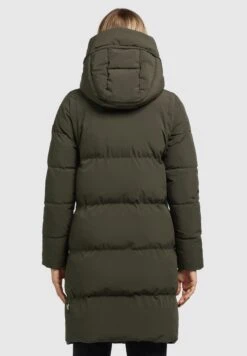 Khujo NamitaCappotto InvernaleDunkelgrün Donna Cappotti KH121U14Z-M11 -Delem fa0d58ef9a3743e18b7611f805658007