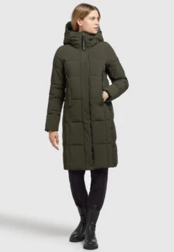Khujo NamitaCappotto InvernaleDunkelgrün Donna Cappotti KH121U14Z-M11 -Delem fc9c7a13b43c4e0db56c821055ff9dd8