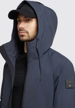 Khujo Eldon - Giacca Outdoor - Dunkelblau -Delem fe320ba889dc4d23b61e008a57bdb041