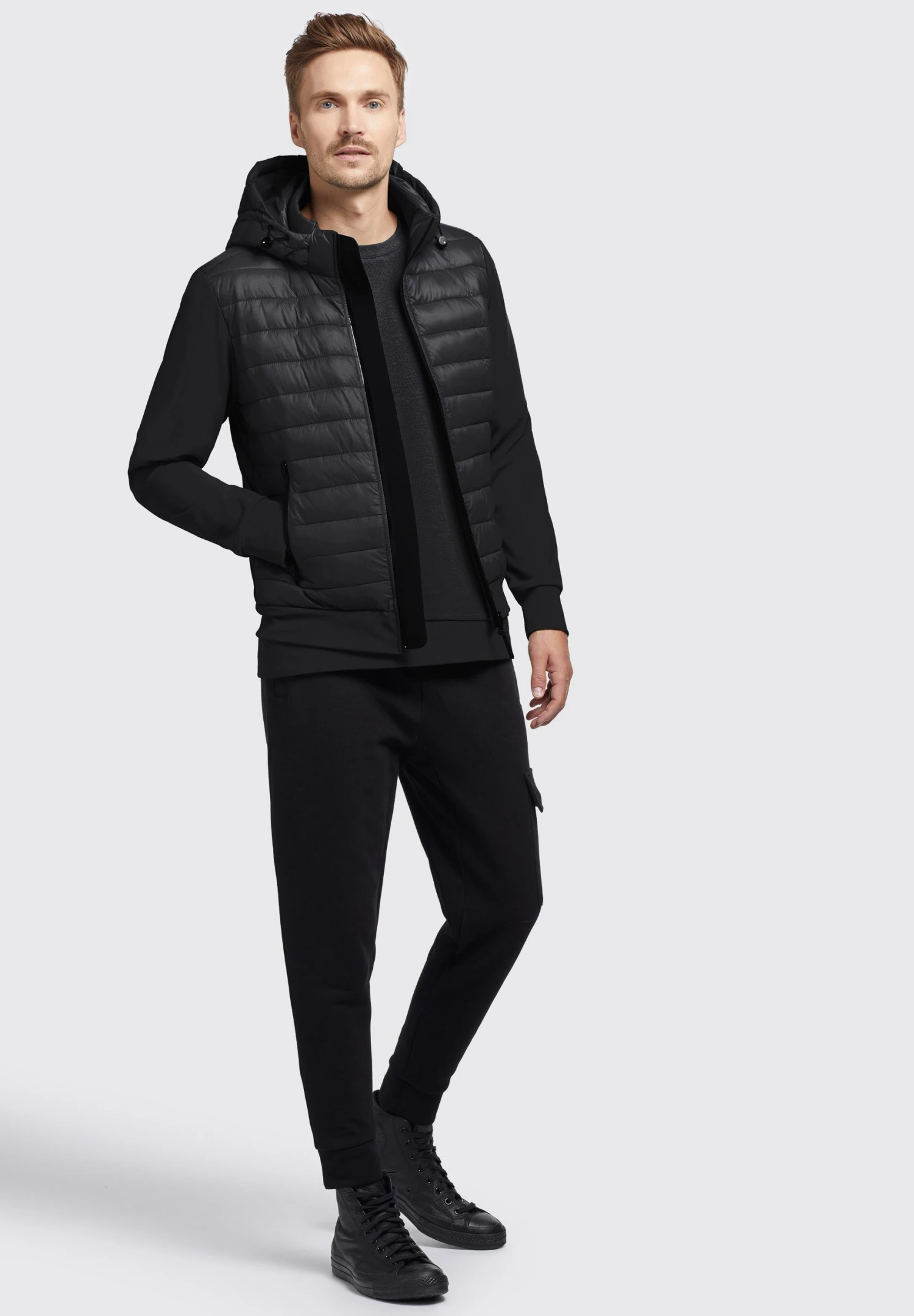 Khujo Bolt Matt - Giacca Da Mezza Stagione - Schwarz 7 Khujo Bolt Matt - Giacca Da Mezza Stagione - Schwarz - immagine 7