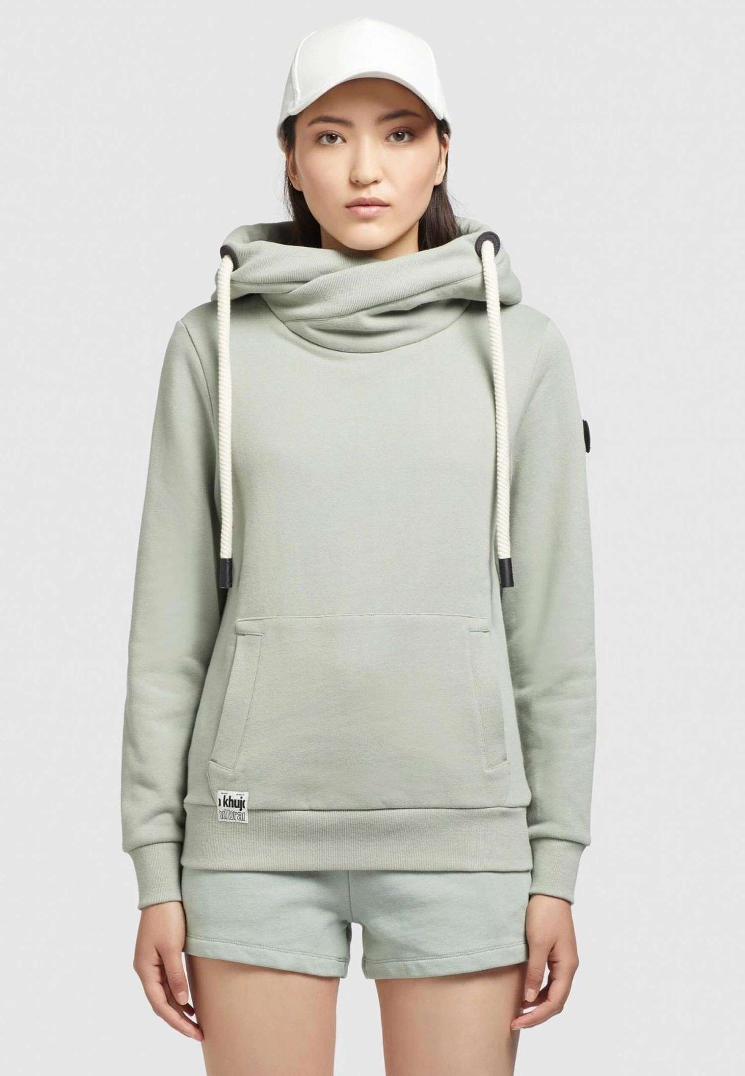 Khujo RhabeaFelpa Con CappuccioBlassgrün Donna Felpe KH121J077-M11 1 Khujo RhabeaFelpa Con CappuccioBlassgrün Donna Felpe KH121J077-M11